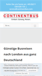 Mobile Screenshot of busreisen-london.com